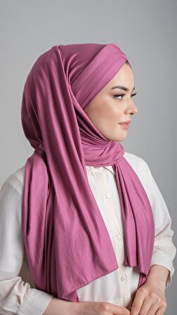 Gül Kurusu Arkadan Bağlamalı Şal Viskon Kumaş Üç Bantlı 2103_18