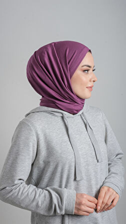 Mürdüm Pratik Hazır Geçmeli Şal Viskon Kumaş Penye Şal 2108_07
