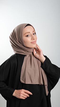 Vizon Pratik Hazır Geçmeli Tesettür Şal Örme Kumaş Sade 2118_10