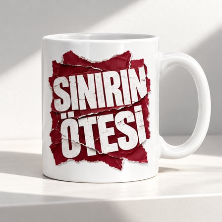 HOBİBAHÇEM Sınırın Ötesi Tasarımlı Porselen Kupa - MODEL 687 HB006
