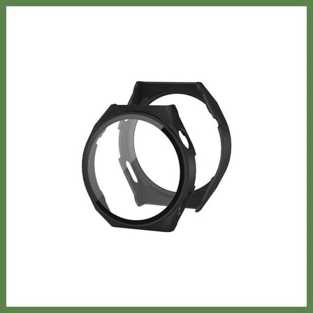HOBİBAHÇEM Huawei Watch GT3 42mm Dota Camlı Kasa Ekran Koruyucu - Siyah HB006