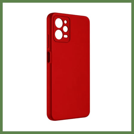 HOBİBAHÇEM Redmi Note 12 Pro 5G Nano içi Kadife Silikon - Kırmızı HB006