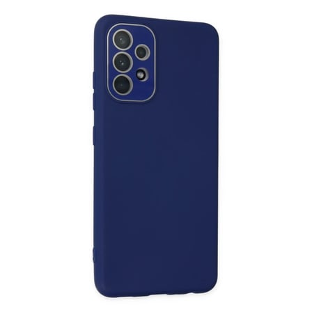 HOBİBAHÇEM Samsung Galaxy A33 5G Kılıf Lansman Glass Kapak - Sky Blue HB006