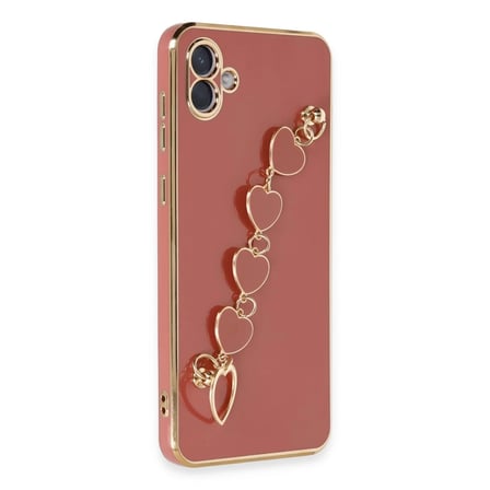 HOBİBAHÇEM Samsung Galaxy A04 Kılıf Esila Silikon - Kırmızı HB006