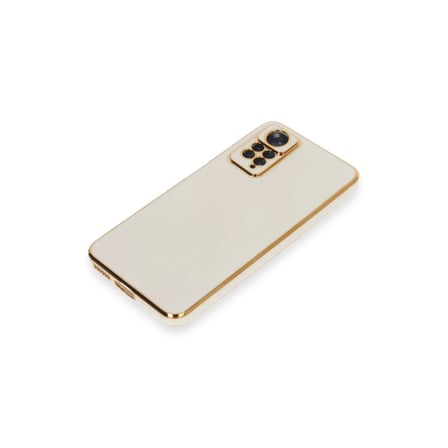 HOBİBAHÇEM Redmi Note 12 Pro 4G Kılıf Volet Silikon - Beyaz HB006
