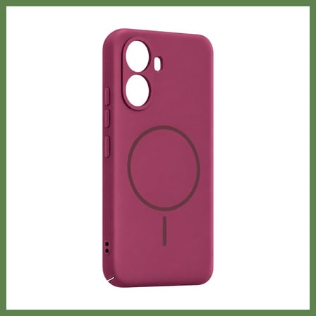 HOBİBAHÇEM Poco X7 Pro Mika PC Magsafe Kapak - Bordo HB006