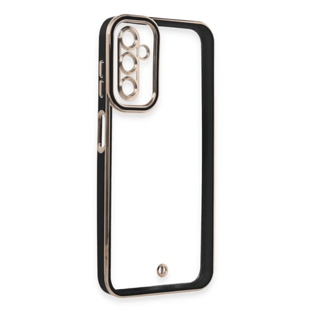 HOBİBAHÇEM Samsung Galaxy A14 4G Kılıf Liva Lens Silikon - Siyah HB006