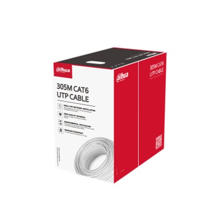 DAHUA DH-PFM920I-6UN-C U/UTP 305 METRE 23AWG %100 BAKIR BEYAZ RENK CAT6 KABLO HB006