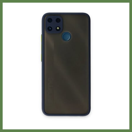HOBİBAHÇEM Realme C25 Kılıf Montreal Silikon Kapak - Lacivert HB006