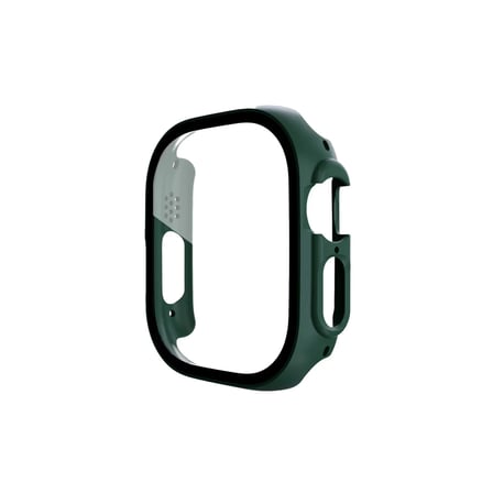 HOBİBAHÇEM Watch Ultra 49mm Desert Camlı Kasa Ekran Koruyucu - Koyu Yeşil HB006