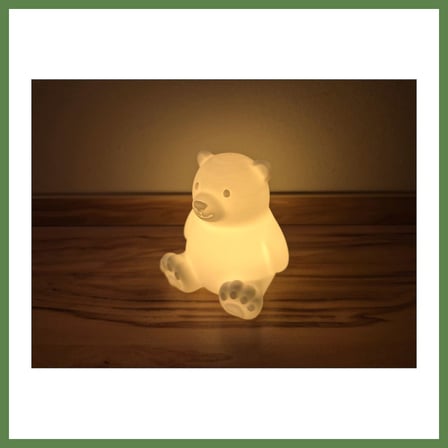 HOBİBAHÇEM Sevimli Kutup Ayısı Tealight Mumluk Dekoratif Mum Tutucu HB006