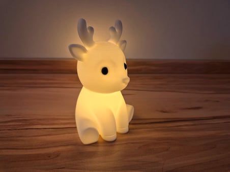 HOBİBAHÇEM Sevimli Ren Geyiği Tealight Mumluk Yılbaşı Dekoratif Mum Tutucu HB006