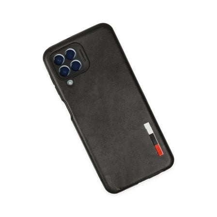 HOBİBAHÇEM Samsung Galaxy M33 Kılıf Loop Deri Silikon - Siyah HB006