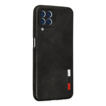 HOBİBAHÇEM Samsung Galaxy M33 Kılıf Loop Deri Silikon - Siyah HB006