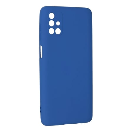 HOBİBAHÇEM Samsung Galaxy M51 Kılıf Nano içi Kadife Silikon - Mavi HB006