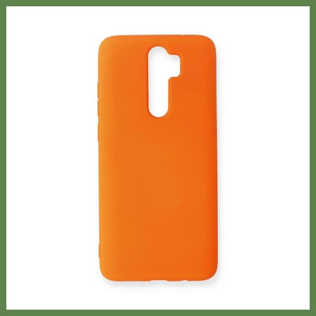 HOBİBAHÇEM Redmi Note 8 Pro Kılıf Nano içi Kadife Silikon - Turuncu HB006