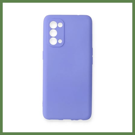 HOBİBAHÇEM Reno 5 Kılıf First Silikon - Lila HB006