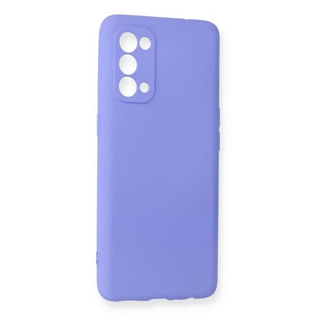 HOBİBAHÇEM Reno 5 Kılıf First Silikon - Lila HB006