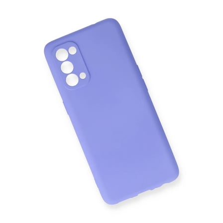 HOBİBAHÇEM Reno 5 Kılıf First Silikon - Lila HB006
