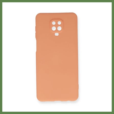 HOBİBAHÇEM Redmi Note 9 Pro Kılıf Nano içi Kadife Silikon - Turuncu HB006