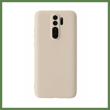 HOBİBAHÇEM Redmi Note 8 Pro Kılıf First Silikon - Krem HB006