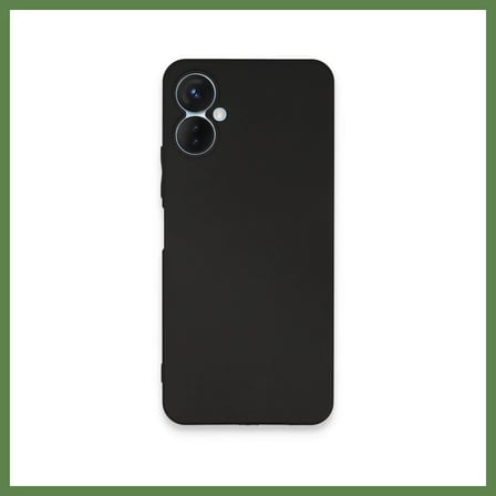 HOBİBAHÇEM Tecno Spark 9 Pro Kılıf First Silikon - Siyah HB006