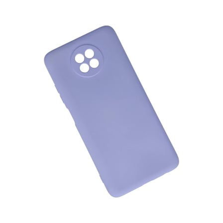 HOBİBAHÇEM Redmi Note 9 5G Kılıf Nano içi Kadife Silikon - Lila HB006