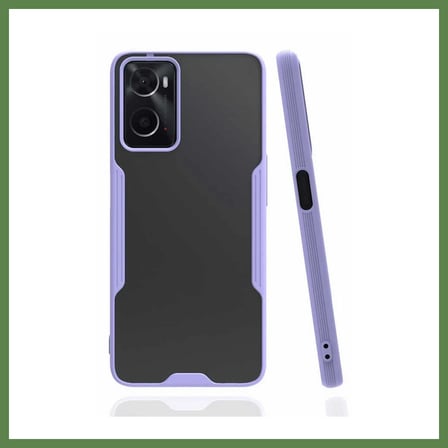 HOBİBAHÇEM A96 Kılıf Platin Silikon - Lila HB006