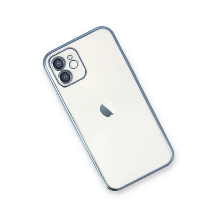HOBİBAHÇEM iPhone 11 Kılıf Lensli Silikon - Açık Mavi HB006