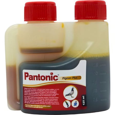 HOBİBAHÇEM Pantonic 125 ml Tavuk, Güvercin ve Civciv için Vitamin 4’lü Paket HB006