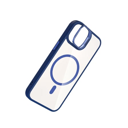 HOBİBAHÇEM Joko iPhone 11 Remim Lensli Magsafe Standlı Kapak - Lacivert HB006