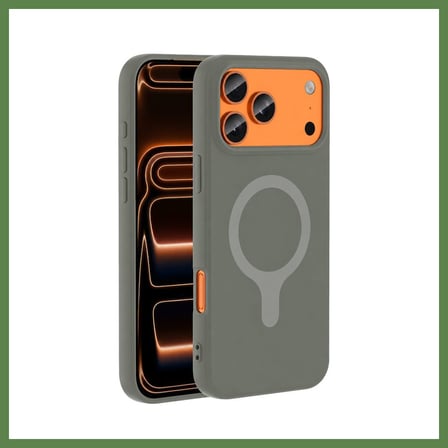 HOBİBAHÇEM Joko iPhone 18 Pro/17 Pro Z Silikon Magsafe Kapak - Gri HB006