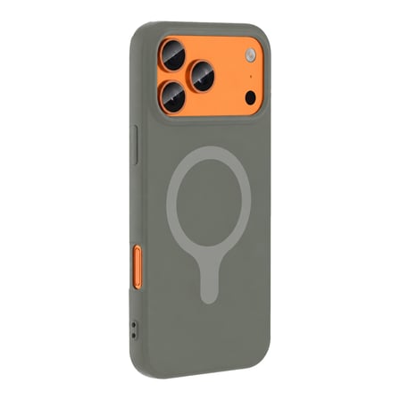 HOBİBAHÇEM Joko iPhone 18 Pro/17 Pro Z Silikon Magsafe Kapak - Gri HB006