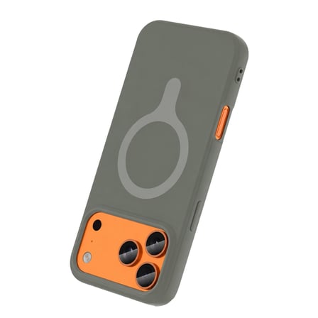 HOBİBAHÇEM Joko iPhone 18 Pro/17 Pro Z Silikon Magsafe Kapak - Gri HB006