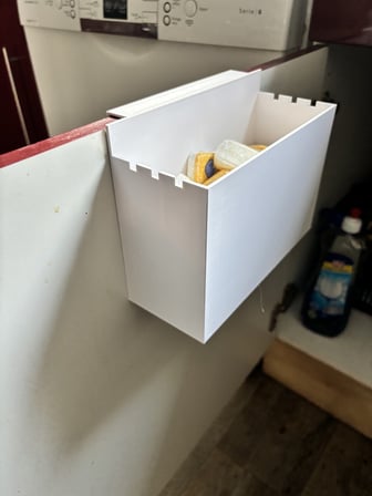 HOBİBAHÇEM Evye Altı Modüler Düzenleyici Vidasız Dolap İçi Temizlik Malzemesi Organizeri HB006
