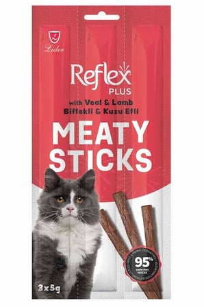 HOBİBAHÇEM Reflex kedi stick ödül 3lü mix kutu içi 30lu HB006