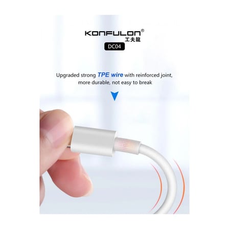HOBİBAHÇEM Konfulon DC04 Süper Hızlı Micro USB Kablo 1M 2A HB006