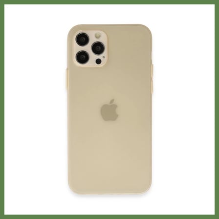 HOBİBAHÇEM iPhone 12 Pro Kılıf Puma Silikon - Gold HB006