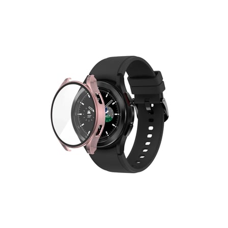 HOBİBAHÇEM Watch 5 44mm Wall Camlı Kasa Ekran Koruyucu - Rose Gold HB006