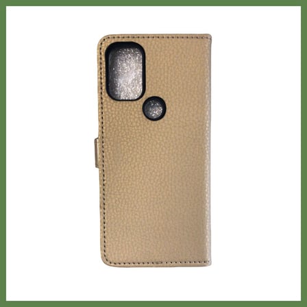 HOBİBAHÇEM General Mobile GM21 Pro Trend S Plus Kapaklı Telefon Kılıf - Gold HB006
