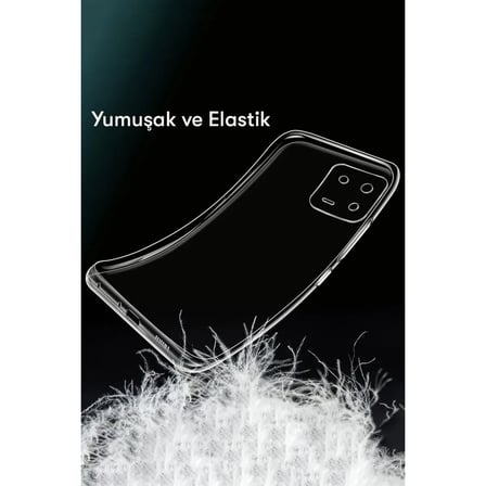 Hobi̇Bahçem Mi 13 Pro Kılıf Lüx Şeffaf Silikon Hb006