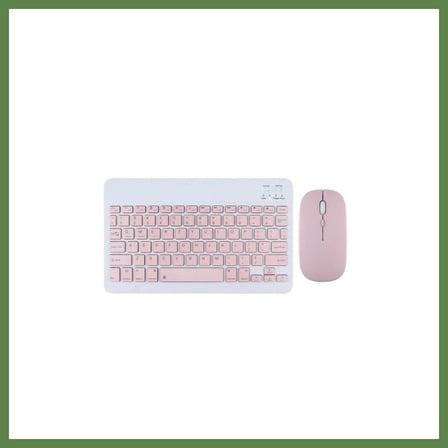 HOBİBAHÇEM KYB71 Kablosuz Türkçe Q Klavye Mouse Set - Pembe HB006
