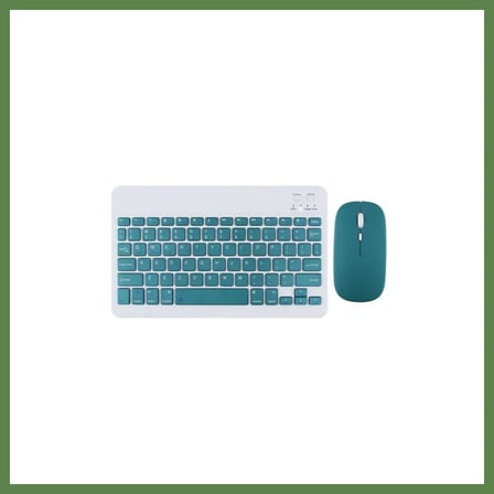 HOBİBAHÇEM KYB71 Kablosuz Türkçe Q Klavye Mouse Set - Koyu Yeşil HB006