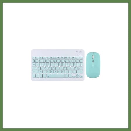 HOBİBAHÇEM KYB71 Kablosuz Türkçe Q Klavye Mouse Set - Açık Yeşil HB006