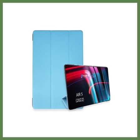 HOBİBAHÇEM iPad Air 5 (2022) Kılıf Tablet Smart Kılıf - Açık Mavi HB006