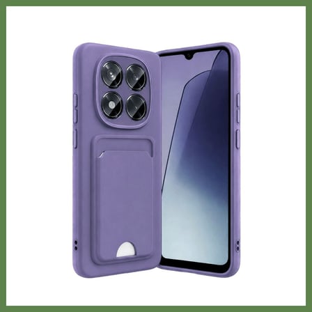HOBİBAHÇEM Redmi Note 15 Pro 5G Kelvin Kartvizitli Silikon - Lila HB006