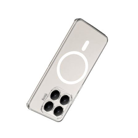 HOBİBAHÇEM Mi 17T Pro Combo Sert Şeffaf Magsafe Kapak - Şeffaf HB006