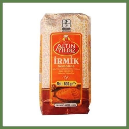 HOBİBAHÇEM ALTIN YILDIZ İRMİK 500 GR. HB006