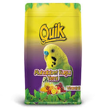 HOBİBAHÇEM Meyveli Muhabbet Kuşu Yemi Quik 12’li Kutu HB006