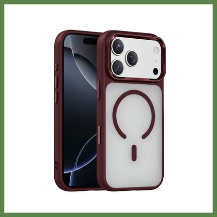 HOBİBAHÇEM Joko iPhone 18 Pro/17 Pro Prime Magsafe Kapak - Bordo HB006